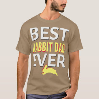 T-shirt meilleur papa lapin jamais2