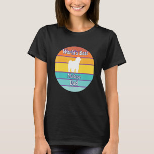 T-shirt Meilleur Papa Maltais du Monde
