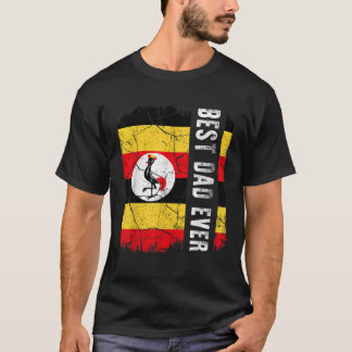 T-shirt Meilleur papa ougandais Jamais Ouganda papa Père F
