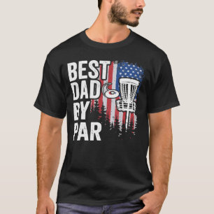 T-shirt Meilleur Papa Par Disque Golf