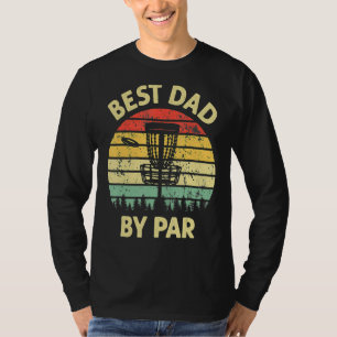 T-shirt Meilleur Papa Par Disque Golf Joueur de golf Père