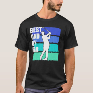 T-shirt Meilleur papa par - Papa golfeur - Papa d'un golfe