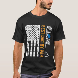 T-shirt Meilleur Papa Par Par American Flag Frisbee Disk G