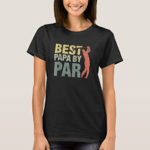 T-shirt Meilleur Papa Par Par Fête des Pères Golf Grand-Pa