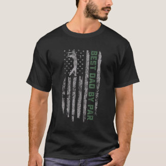 T-shirt Meilleur Papa Par Par Papa Golf Golfeur Fête des P