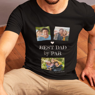 T-shirt Meilleur Papa par photo golf père