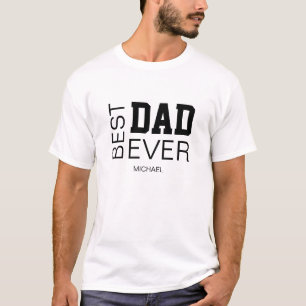 T-shirt Meilleur Papa Personnalisé