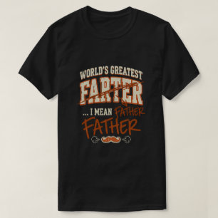 T-shirt Meilleur Papa Péteur au Monde - Drôle Papa
