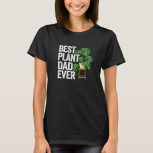 T-shirt Meilleur papa plante de tous les temps Jardin Pays