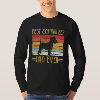 T-shirt Meilleur Papa Schnauzer Géant sous la Douche Herre