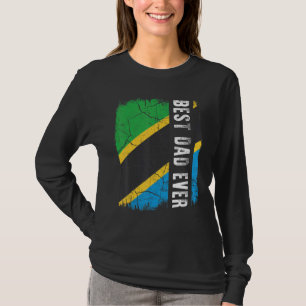T-shirt Meilleur papa tanzanien Jamais Tanzanie papa papa