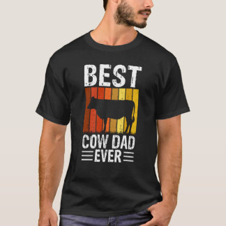 T-shirt Meilleur papa vache de tous les temps 1