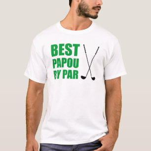 T-shirt Meilleur Papou par par golf