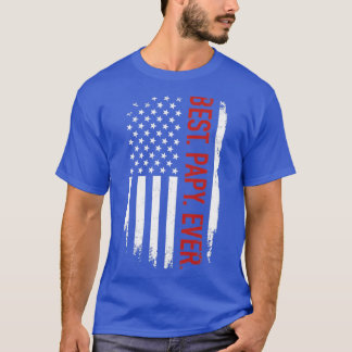 T-shirt Meilleur papy jamais avec nous drapeau américain v