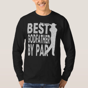 T-shirt Meilleur Parrain Mens Par Par Vintage Pro Golfer F