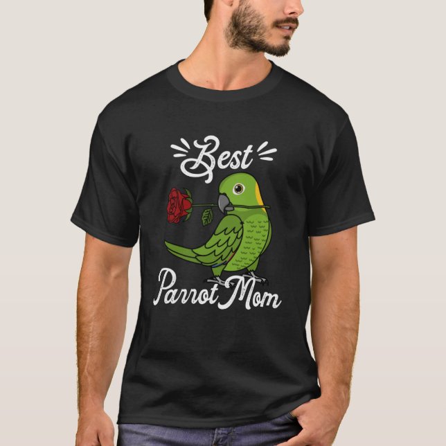 T-shirt Meilleur Parrot Maman I Jaune naptisé Amazon (Devant)