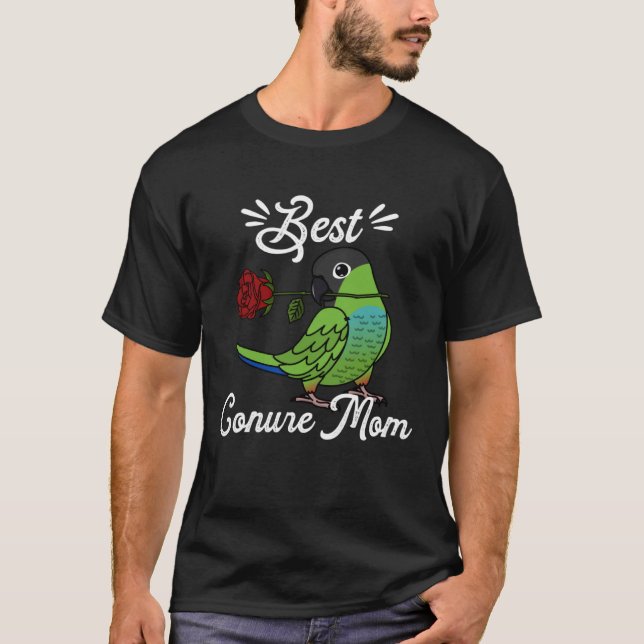 T-shirt Meilleur Parrot Maman I Nanday Conure (Devant)