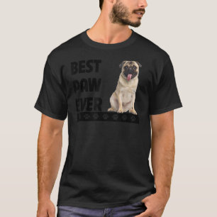 T-shirt Meilleur Paw Jamais Carlin Papa Fête des pères Chi