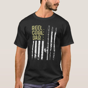 T-shirt Meilleur Pêcheur Reel Cool Papa Pour Papa Père Pap
