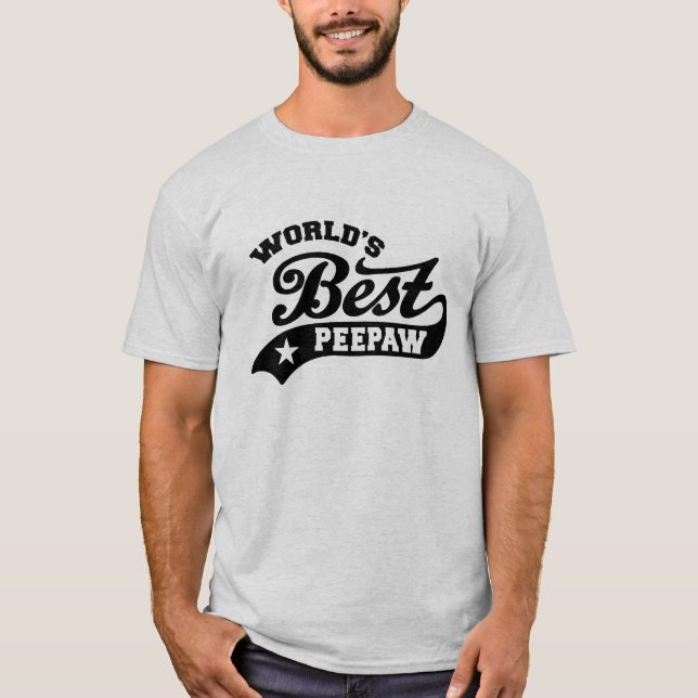 T-shirt Meilleur PeePaw du monde (Devant)