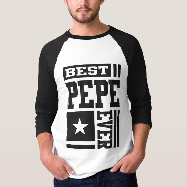T-shirt Meilleur Pepe jamais (Devant)