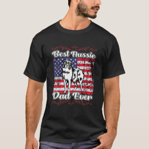 T-shirt Meilleur Père Australien Jamais Meilleur Berger Au
