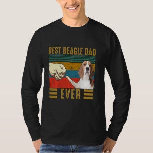 T-shirt Meilleur Père Beagle Jamais Rétro Pères Beagles Vi