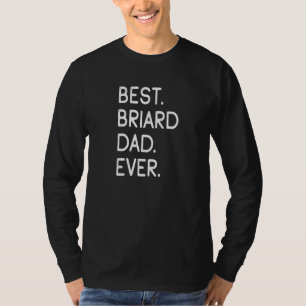 T-shirt Meilleur Père de Briard jamais
