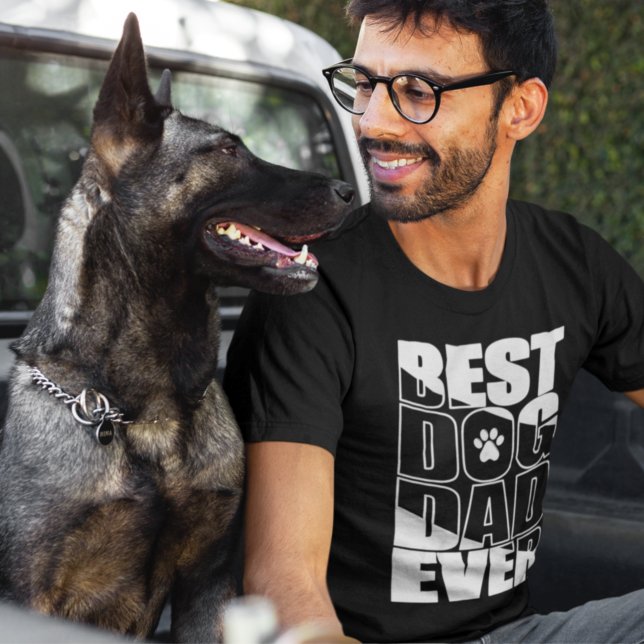 T-shirt Meilleur père de chien jamais (Créateur téléchargé)