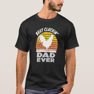 T-shirt Meilleur Père de Cluckin Jamais Garçons Ferme Anim