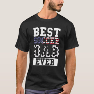 T-shirt Meilleur père de football masculin jamais sport 1