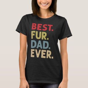 T-shirt Meilleur Père De Fourrure Jamais Pour Hommes Chat