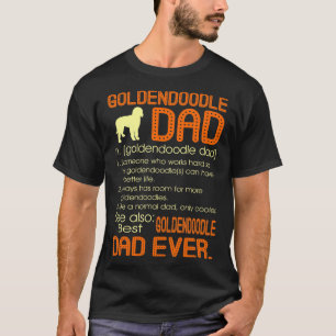 T-shirt Meilleur père de Goldendoodle Jamais Pères Fête de
