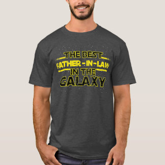 T-shirt Meilleur Père en Droit à Galaxy Cool Don pour in