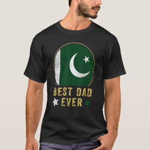 T-shirt Meilleur Père Jamais Pakistanais Père Pays Pakista