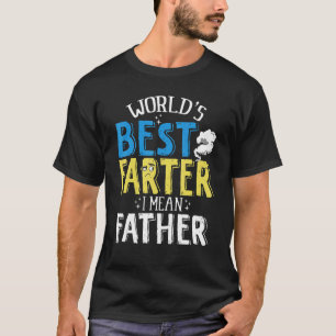 T-shirt Meilleur Père Mondes Meilleur Plus Loin Je Veux Di