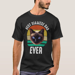 T-shirt Meilleur père siamois