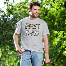 T-shirt Meilleur Père Sport Texte Mondes Meilleur Père Ath