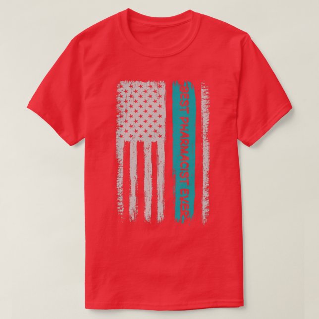 T-shirt Meilleur pharmacien jamais 9 (Design devant)