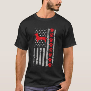 T-shirt Meilleur Pompier Dachshund Maman Papa Jamais US Dr
