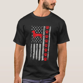 T-shirt Meilleur Pompier Dachshund Maman Papa Jamais US Dr