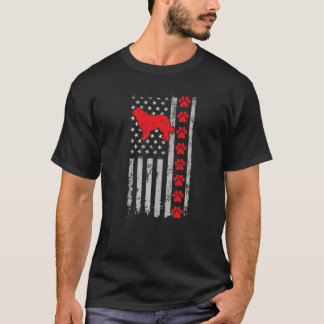 T-shirt Meilleur pompier Terre-Neuve Maman Papa Jamais Nou