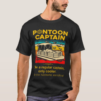 T-shirt Meilleur Ponton amusant Capitaine Définition Ponto