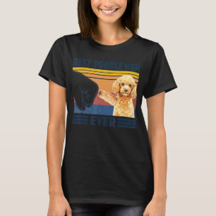 T-shirt Meilleur Poodle Maman Jour Chien Maman Mère