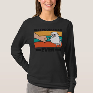 T-shirt Meilleur Poodle Papa Jamais Poodle Papa Poodle Pap