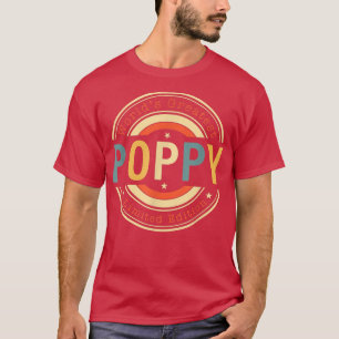 T-shirt Meilleur Poppy du monde des hommes Edition limitée