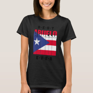T-shirt Meilleur Portoricain Meilleur Abuelo Jamais Fête d