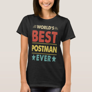 T-shirt Meilleur Postman du monde 1