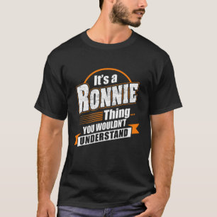 T-shirt Meilleur Pour Ronnie Ronnie Nommée