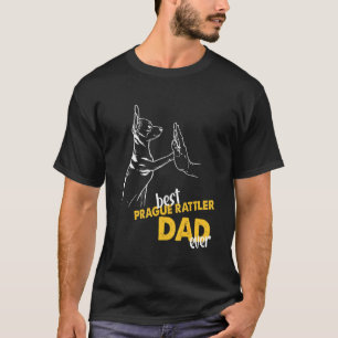 T-shirt Meilleur Prague Rattler Papa Jamais Chien Prague R